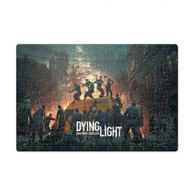 Пазл магнитный 126 элементов с принтом Dying Light в Кировске, полимерный материал с магнитным слоем | 126 деталей, размер изделия —  180*270 мм | dying light | dying light 2 | game | games | zomby | апокалипсис | даинг лайт | два | дуинг лайт | зомби | зомби апокалипсис | игра | игры