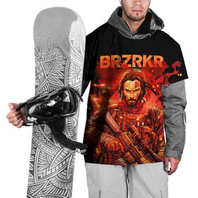 Накидка на куртку 3D с принтом BRZRKR в Кировске, 100% полиэстер |  | Тематика изображения на принте: berzerker | brzrkr | comics | брзркр | киану ривз | комиксы