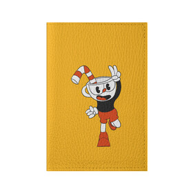 Обложка для паспорта матовая кожа с принтом CUPHEAD в Кировске, натуральная матовая кожа | размер 19,3 х 13,7 см; прозрачные пластиковые крепления | Тематика изображения на принте: art | cartoon | cup | cuphead | devil | dice | game | king | mugman | the | арт | бос | босс | голова | демон | дьявол | игра | капхед | магмен | мультик | мультфильм | платформер | чаша | чашка | человек | черт