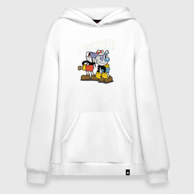 Худи SuperOversize хлопок с принтом CUPHEAD в Кировске, 70% хлопок, 30% полиэстер, мягкий начес внутри | карман-кенгуру, эластичная резинка на манжетах и по нижней кромке, двухслойный капюшон
 | art | cartoon | cup | cuphead | devil | dice | game | king | mugman | the | арт | бос | босс | голова | демон | дьявол | игра | капхед | магмен | мультик | мультфильм | платформер | чаша | чашка | человек | черт