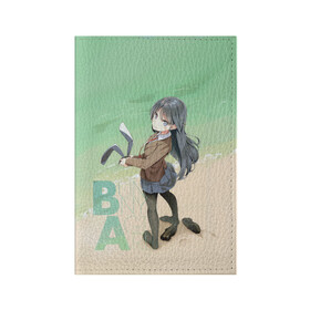 Обложка для паспорта матовая кожа с принтом Bunny a Girl в Кировске, натуральная матовая кожа | размер 19,3 х 13,7 см; прозрачные пластиковые крепления | Тематика изображения на принте: anime | aobuta | bunny | bunny girl | futaba | kaede | mai | nodoka | pfnds | rio | sakuta | shoko | аниме | анимэ | девочка зайка | зайка | каэдэ | комедия | маи | нодока | панда | рио | сакута | сёко | футаба | шоко