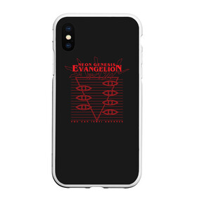 Чехол для iPhone XS Max матовый с принтом Evangelion Neon Genesis в Кировске, Силикон | Область печати: задняя сторона чехла, без боковых панелей | eva | eva 00 | eva 01 | eva 02 | evangelion | rei | rei ayanami | shinji ikari | аска | ева | ева 02 | евангелион