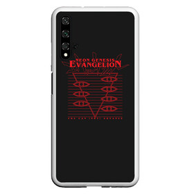 Чехол для Honor 20 с принтом Evangelion Neon Genesis в Кировске, Силикон | Область печати: задняя сторона чехла, без боковых панелей | eva | eva 00 | eva 01 | eva 02 | evangelion | rei | rei ayanami | shinji ikari | аска | ева | ева 02 | евангелион