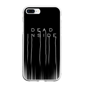 Чехол для iPhone 7Plus/8 Plus матовый с принтом DEAD INSIDE | DEATH STRANDING в Кировске, Силикон | Область печати: задняя сторона чехла, без боковых панелей | dead inside | dont open | гуль | дед инсайт | дединсайт | дэд инсайт | дэдинсайт | интроверт | кен канеки | мертв внутри | мертвый внутри