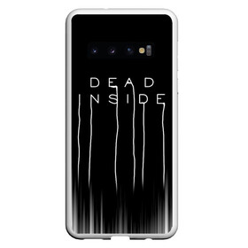 Чехол для Samsung Galaxy S10 с принтом DEAD INSIDE | DEATH STRANDING в Кировске, Силикон | Область печати: задняя сторона чехла, без боковых панелей | dead inside | dont open | гуль | дед инсайт | дединсайт | дэд инсайт | дэдинсайт | интроверт | кен канеки | мертв внутри | мертвый внутри