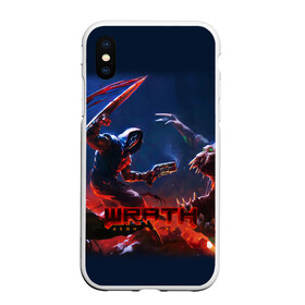 Чехол для iPhone XS Max матовый с принтом WRATH: Aeon of Ruin в Кировске, Силикон | Область печати: задняя сторона чехла, без боковых панелей | Тематика изображения на принте: 90 е | aeon of ruin | quake | tegunvteg | wrath | wrath: aeon of ruin | игра | компьютерная игра | монстры | ретро | реьро шутер | шутер