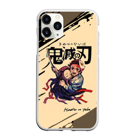 Чехол для iPhone 11 Pro матовый с принтом Kimetsu no Yaiba в Кировске, Силикон |  | demon slayer | kamado | kimetsu no yaiba | nezuko | tanjiro | аниме | гию томиока | зеницу агацума | иноске хашибира | камадо | клинок | корзинная девочка | манга | музан кибуцуджи | незуко | рассекающий демонов | танджиро