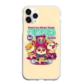 Чехол для iPhone 11 Pro матовый с принтом Kimetsu Neko Yaiba в Кировске, Силикон |  | Тематика изображения на принте: demon slayer | kamado | kimetsu no yaiba | nezuko | tanjiro | аниме | гию томиока | зеницу агацума | иноске хашибира | камадо | клинок | корзинная девочка | манга | музан кибуцуджи | незуко | рассекающий демонов | танджиро