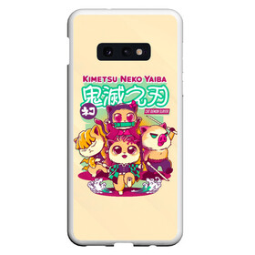 Чехол для Samsung S10E с принтом Kimetsu Neko Yaiba в Кировске, Силикон | Область печати: задняя сторона чехла, без боковых панелей | demon slayer | kamado | kimetsu no yaiba | nezuko | tanjiro | аниме | гию томиока | зеницу агацума | иноске хашибира | камадо | клинок | корзинная девочка | манга | музан кибуцуджи | незуко | рассекающий демонов | танджиро