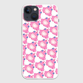 Чехол для iPhone 13 с принтом Сказочная розовая лягушка в Кировске,  |  | единорог | животное | лягушка | персонаж | сказка