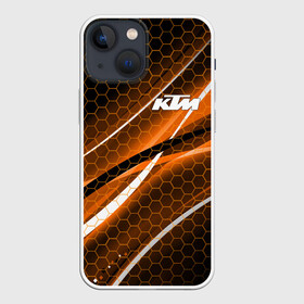 Чехол для iPhone 13 mini с принтом KTM | КТМ в Кировске,  |  | enduro | ktm | moto | moto sport | motocycle | orange | sportmotorcycle | ктм | мото | мото спорт | мотоспорт | оранжевый | спорт мото