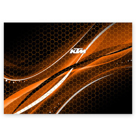 Поздравительная открытка с принтом KTM | КТМ в Кировске, 100% бумага | плотность бумаги 280 г/м2, матовая, на обратной стороне линовка и место для марки
 | Тематика изображения на принте: enduro | ktm | moto | moto sport | motocycle | orange | sportmotorcycle | ктм | мото | мото спорт | мотоспорт | оранжевый | спорт мото