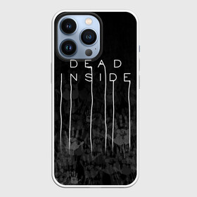 Чехол для iPhone 13 Pro с принтом DEAD INSIDE | DEATH STRANDING в Кировске,  |  | dead inside | dont open | гуль | дед инсайт | дединсайт | дэд инсайт | дэдинсайт | интроверт | кен канеки | мертв внутри | мертвый внутри