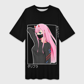 Платье-футболка 3D с принтом Zero Two в Кировске,  |  | 002 | 02 | ahegao | anime | darling | franx | franxx | girl | girls | in | senpai | the | two | waifu | zero | zerotwo | аниме | ахегао | вайфу | девушка | зеро | семпай | сенпай | ту | тян | хика | хикка