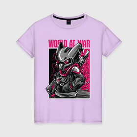 Женская футболка хлопок с принтом War в Кировске, 100% хлопок | прямой крой, круглый вырез горловины, длина до линии бедер, слегка спущенное плечо | steampunk | арт | графика | обои | плакат | постер | стимпанк