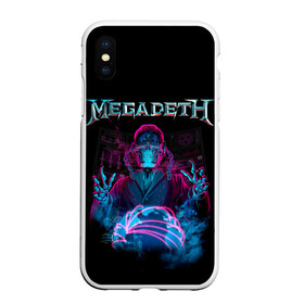 Чехол для iPhone XS Max матовый с принтом MEGADETH в Кировске, Силикон | Область печати: задняя сторона чехла, без боковых панелей | grange | hardcore | megadeth | metal | music | punk | rock | trash | usa | мастейн | мегадес | метал | музыка | панк | рок | трэш