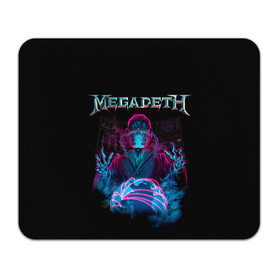 Коврик для мышки прямоугольный с принтом MEGADETH в Кировске, натуральный каучук | размер 230 х 185 мм; запечатка лицевой стороны | Тематика изображения на принте: grange | hardcore | megadeth | metal | music | punk | rock | trash | usa | мастейн | мегадес | метал | музыка | панк | рок | трэш