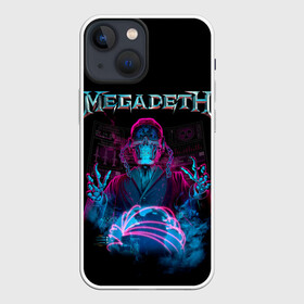 Чехол для iPhone 13 mini с принтом MEGADETH в Кировске,  |  | grange | hardcore | megadeth | metal | music | punk | rock | trash | usa | мастейн | мегадес | метал | музыка | панк | рок | трэш