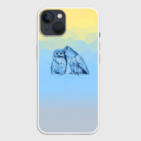 Чехол для iPhone 13 с принтом Совиная нежность в Кировске,  |  | 2021 | color2021 | illuminating | pantone | ultimate grey | yellow | желтый | любовь | природа | путешествия | серый | совы