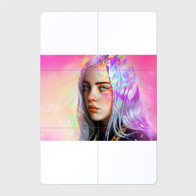 Магнитный плакат 2Х3 с принтом Billie Eilish в Кировске, Полимерный материал с магнитным слоем | 6 деталей размером 9*9 см | Тематика изображения на принте: billie eilish | знаменитость | краски | лицо | певица | рисунок