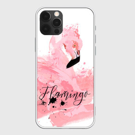 Чехол для iPhone 12 Pro с принтом flamingo в Кировске, силикон | область печати: задняя сторона чехла, без боковых панелей | flamingo | птицы | розовый | фламинго