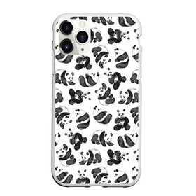 Чехол для iPhone 11 Pro матовый с принтом Акварельные панды паттерн в Кировске, Силикон |  | Тематика изображения на принте: art | black white | cute | funny panda | panda | pandas | pattern | watercolor | акварель | акварельный рисунок | арт | детский рисунок | маленькие панды | медведи | медвежата | милые панды | мишки | панда | пандочка | пандочки | узор