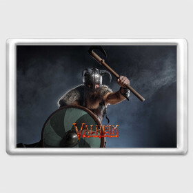 Магнит 45*70 с принтом Viking Valheim в Кировске, Пластик | Размер: 78*52 мм; Размер печати: 70*45 | fantasy | mmo | valheim | valve | валхейм | вальхейм | викинги | выживалка | игра | королевская битва | ммо | ролевая игра | фэнтази