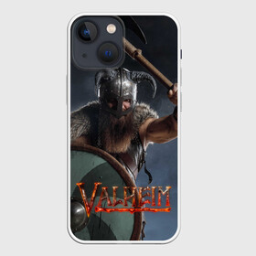 Чехол для iPhone 13 mini с принтом Viking Valheim в Кировске,  |  | fantasy | mmo | valheim | valve | валхейм | вальхейм | викинги | выживалка | игра | королевская битва | ммо | ролевая игра | фэнтази