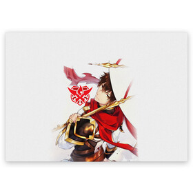 Поздравительная открытка с принтом Ye Xiu The Kings Avatar в Кировске, 100% бумага | плотность бумаги 280 г/м2, матовая, на обратной стороне линовка и место для марки
 | Тематика изображения на принте: master of skill | quan zhi gao shou | the kings avatar | ye xiu | аватар короля | е сю