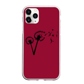 Чехол для iPhone 11 Pro Max матовый с принтом Dandelion flight. Red Frame в Кировске, Силикон |  | dandelion | flight | garden | human | people | travel | люди | на | одуванчик | одуванчике | парение | парить | полет | путешествие | растение | человек