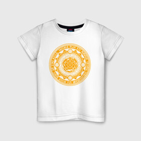 Детская футболка хлопок с принтом Магический круг в Кировске, 100% хлопок | круглый вырез горловины, полуприлегающий силуэт, длина до линии бедер | доктор стрэндж | константин | круг | магия | сверхъестественное