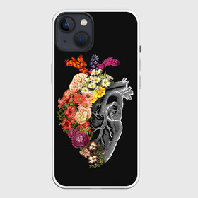 Чехол для iPhone 13 с принтом Natural Heart. Dual в Кировске,  |  | 8 | flower | flowers | garden | heart | natural | symbiote | день | женский | марта | международный | природа | растения | сердце | симбиот | цветы