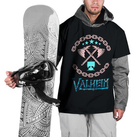 Накидка на куртку 3D с принтом Valheim лого и цепи в Кировске, 100% полиэстер |  | fantasy | mmo | valheim | valve | валхейм | вальхейм | викинги | выживалка | игра | королевская битва | ммо | ролевая игра | фэнтази