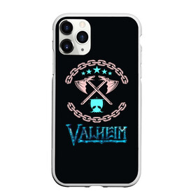 Чехол для iPhone 11 Pro Max матовый с принтом Valheim лого и цепи в Кировске, Силикон |  | fantasy | mmo | valheim | valve | валхейм | вальхейм | викинги | выживалка | игра | королевская битва | ммо | ролевая игра | фэнтази