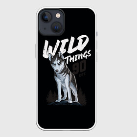 Чехол для iPhone 13 с принтом Wild Things в Кировске,  |  | wolf | волк | лес | пес | север | собака | хаски