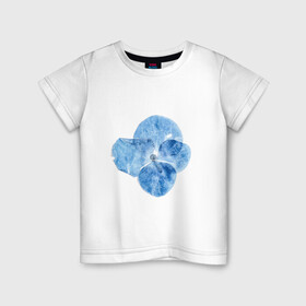 Детская футболка хлопок с принтом Обфускация видимого  в Кировске, 100% хлопок | круглый вырез горловины, полуприлегающий силуэт, длина до линии бедер | бабочка | иллюзия | листья | насекомое | нечто | рентген | цветок