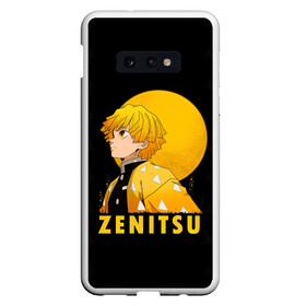 Чехол для Samsung S10E с принтом ZENITSU Kimetsu no Yaiba в Кировске, Силикон | Область печати: задняя сторона чехла, без боковых панелей | demon slayer | kamado | kimetsu no yaiba | nezuko | tanjiro | аниме | гию томиока | зеницу агацума | иноске хашибира | камадо | клинок | корзинная девочка | манга | музан кибуцуджи | незуко | рассекающий демонов | танджиро