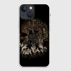 Чехол для iPhone 13 mini с принтом Doctor Plague.Black Death. в Кировске,  |  | Тематика изображения на принте: black death | doctor plague | horror | skull | ужасы | чумной доктор