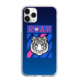 Чехол для iPhone 11 Pro матовый с принтом Roar Tiger в Кировске, Силикон |  | Тематика изображения на принте: roar | большая кошка | полосатый | тигр | тигрица | хищник