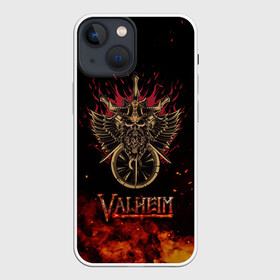 Чехол для iPhone 13 mini с принтом Valheim символ черепа в Кировске,  |  | fantasy | mmo | valheim | valve | валхейм | вальхейм | викинги | выживалка | игра | королевская битва | ммо | ролевая игра | фэнтази