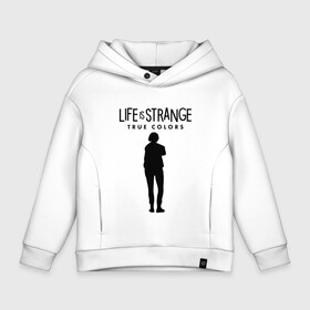 Детское худи Oversize хлопок с принтом Life is strange: true colors в Кировске, френч-терри — 70% хлопок, 30% полиэстер. Мягкий теплый начес внутри —100% хлопок | боковые карманы, эластичные манжеты и нижняя кромка, капюшон на магнитной кнопке | alex | colors | life | strange | true | алекс | жизнь | колорс | лайф | странная | цвета | штука