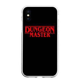 Чехол для iPhone XS Max матовый с принтом Stranger Dungeon Master в Кировске, Силикон | Область печати: задняя сторона чехла, без боковых панелей | Тематика изображения на принте: aniki | billy | boss | boy | bucks | dark | deep | door | dungeon | fantasy | gachi | gachimuchi | gym | hundred | master | muchi | next | stranger | the | things | three | van | wee | билли | ван | гачи | гачимучи | дела | мучи |