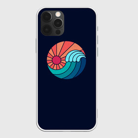 Чехол для iPhone 12 Pro с принтом Sun and Sea. Yin and Yang в Кировске, силикон | область печати: задняя сторона чехла, без боковых панелей | a | and | eang | lights | mosaic | of | sea | sun | symbiosis | the | wave | yin | волны | и | ин | лучи | мозаика | море | океан | симбиоз | солнечные | солнца | солнце | ян