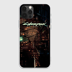 Чехол для iPhone 12 Pro Max с принтом Киберпанк - Город в паутинке в Кировске, Силикон |  | cyberpunk 2077 | видеоигры | киберпанк | лого | научная фантастика | прогресс | технологии | фантастика