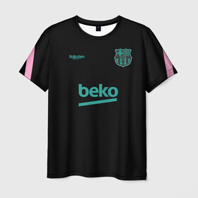 Мужская футболка 3D с принтом FC Barcelona | Training shirt (2021/22) в Кировске, 100% полиэфир | прямой крой, круглый вырез горловины, длина до линии бедер | 0x000000123 | barca | barcelona | elclasico | la liga | messi | pre match | барса | барселона | классико | месси