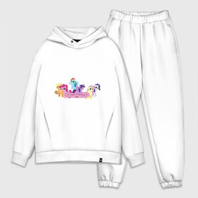 Мужской костюм хлопок OVERSIZE с принтом My Little Pony Happy Birthday в Кировске,  |  | Тематика изображения на принте: applejack | friendship | mylittlepony | rainbow dash | twilight sparkle | waifu | вайфу | дружба это магия | друзья | кони | моя маленькая пони | мультфильм | пони | радуга | ренбоу деш | эплджек