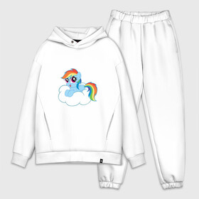 Мужской костюм хлопок OVERSIZE с принтом My Little Pony Rainbow Dash в Кировске,  |  | applejack | friendship | mylittlepony | rainbow dash | twilight sparkle | waifu | вайфу | дружба это магия | друзья | кони | моя маленькая пони | мультфильм | пони | радуга | ренбоу деш | эплджек