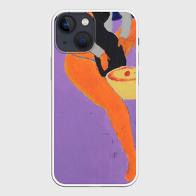 Чехол для iPhone 13 mini с принтом Картина 1, Ческидов в Кировске,  |  | абстракция | акула | берег | женщина | кошка | лодка | луна