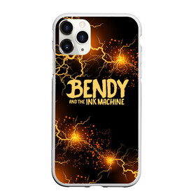 Чехол для iPhone 11 Pro Max матовый с принтом BENDY LOGO  в Кировске, Силикон |  | bendy | bendy and the ink machine | tegunvteg | бенди | бени | бенни | бэнди | детская | детям | игра | компьютерная игра | машина | молния | ужастик | чернила | чернильная