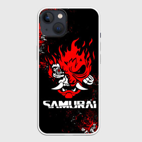 Чехол для iPhone 13 с принтом SAMURAI  CYBERPUNK 2077 в Кировске,  |  | 2020 | cyberpunk 2077 | future | hack | keanu reeves | night city | samurai | sci fi | trauma team | киану ривз | киберпанк | киберпанк 2077 | логотип | роботы | самураи | фантастика